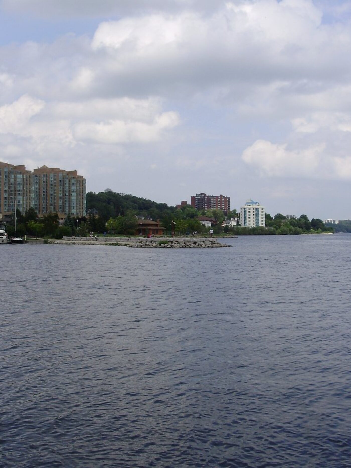 Kempenfelt Bay viewed from Barrie Marina